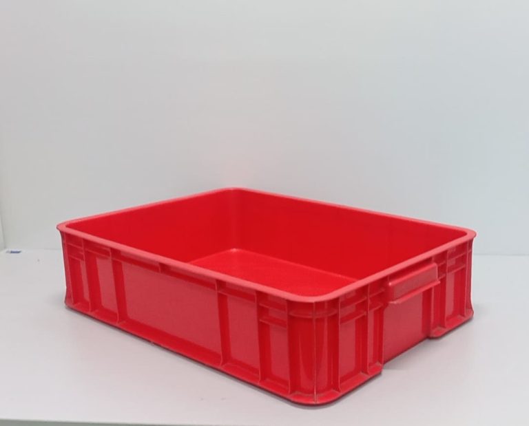 Thùng nhựa HS007 kích thước 610x420x150 Nhựa Hòa An Plastic