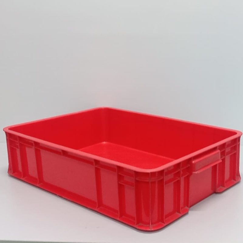 Thùng nhựa HS007 kích thước 610x420x150 Nhựa Hòa An Plastic